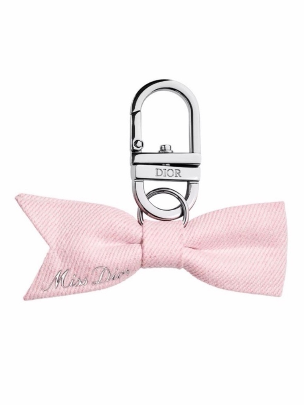 Miss Dior Canvas Pink Bow Charm